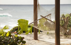 relaxing view of the beach