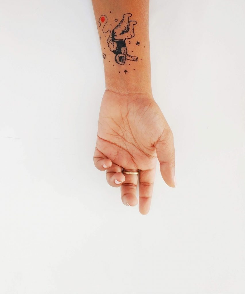 tattoo on a woman's wrist
