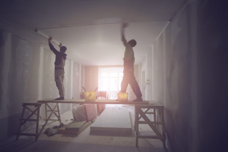 carpenters doing a home renovation