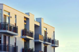 A row of apartments