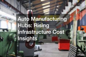 Auto Manufacturing Hubs: Rising Infrastructure Cost Insights