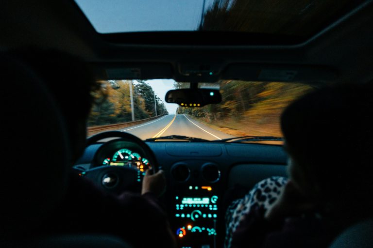 couple going on a road trip